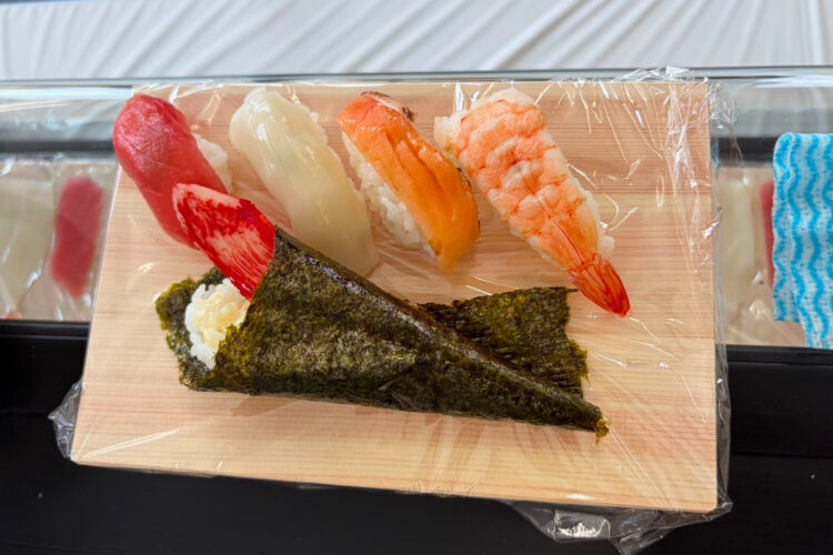 Making sushi can be fun